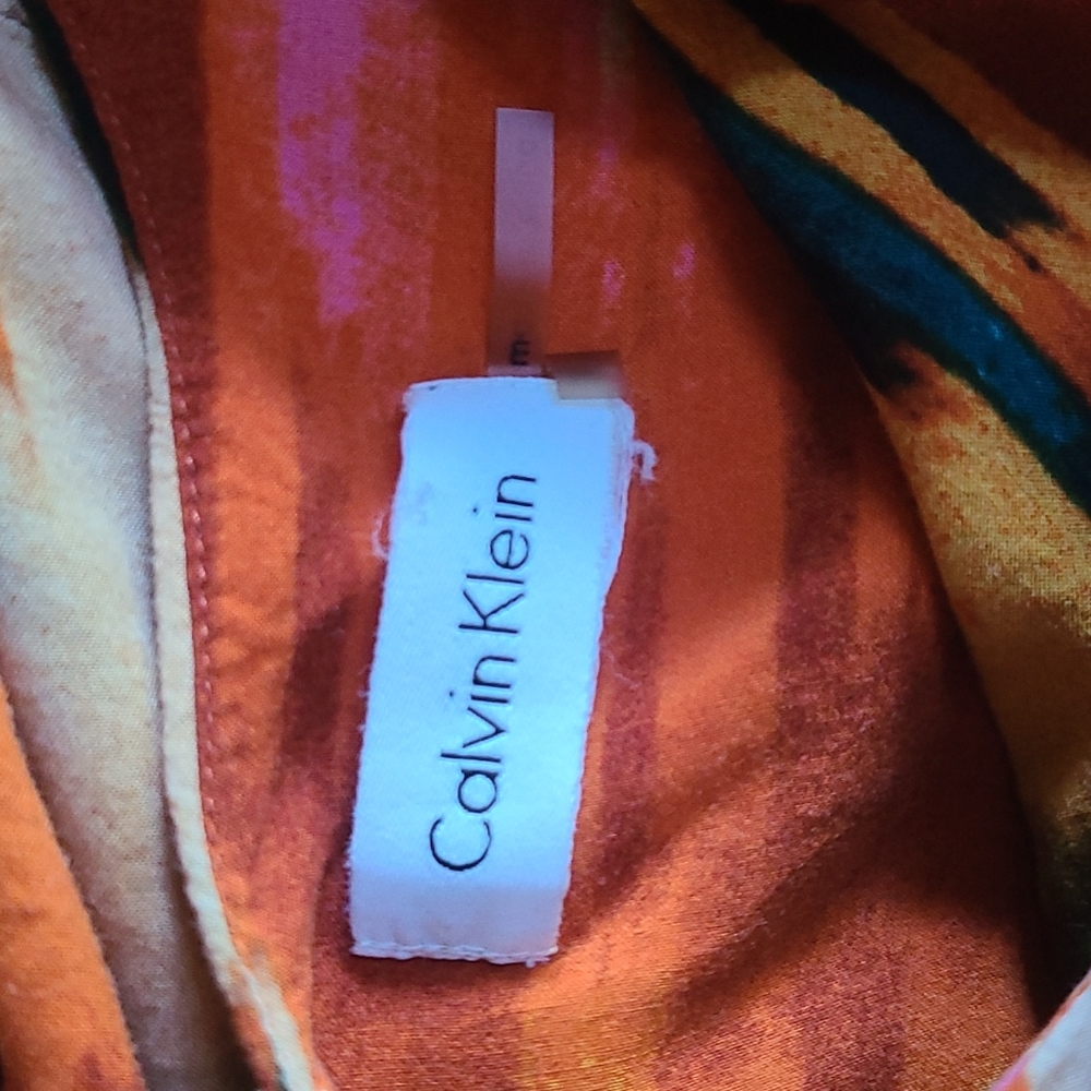 Calvin Klein colorful dress size 18 - Picture 5 of 7